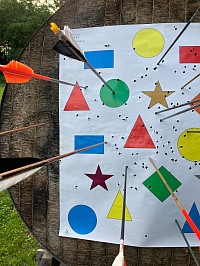 Pfeilauflage für Spaßturnier