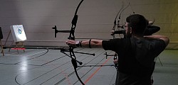 Schwarzlicht Schießen, Bogenschießen, BSC-Hildesheim